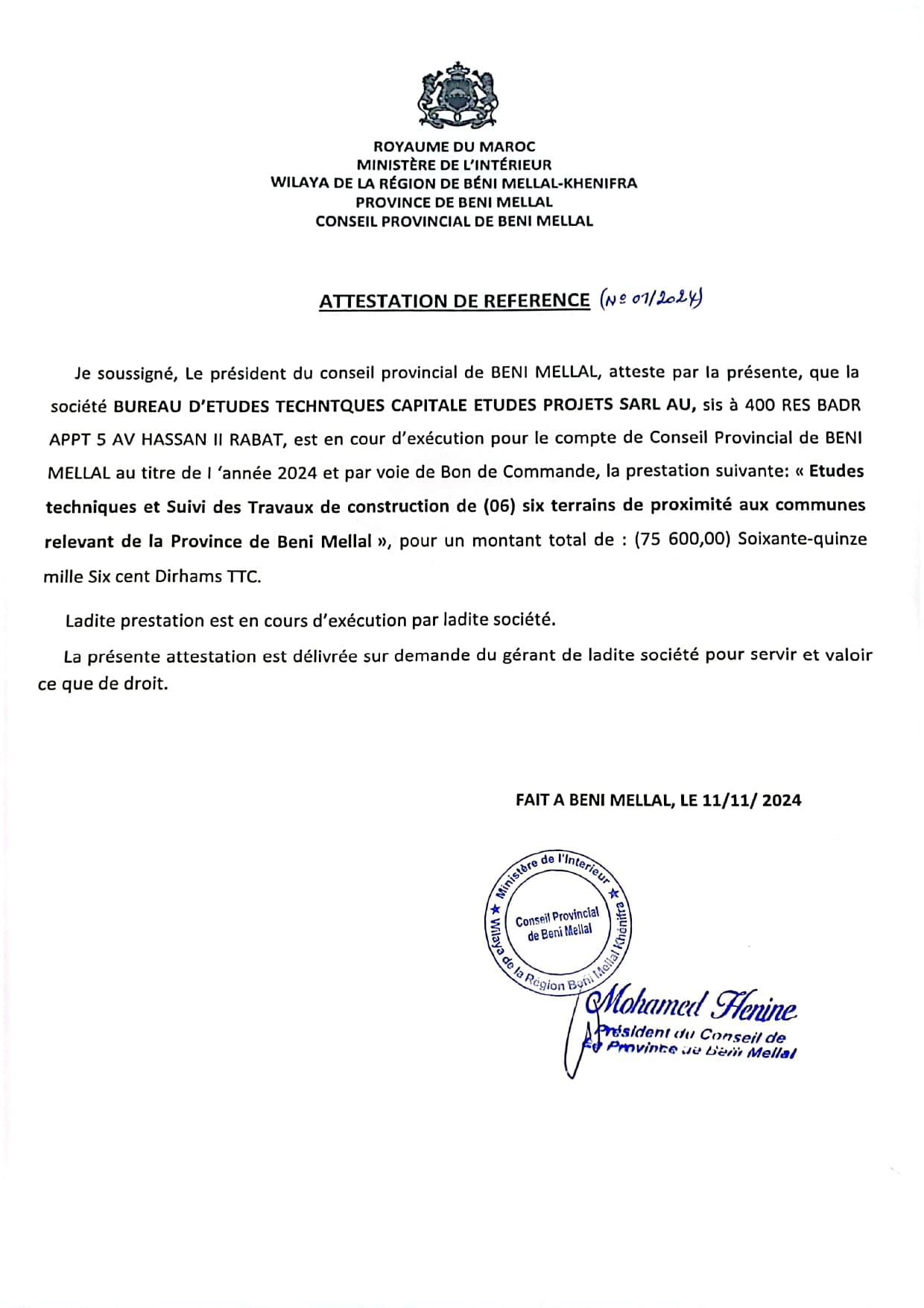 Attestation 2
